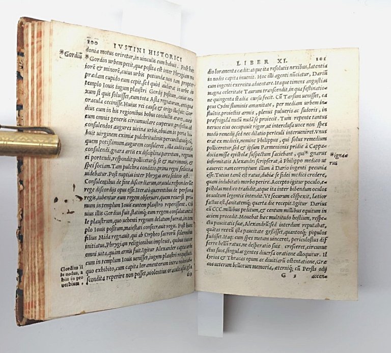 Cinquecentina 1559 Iustini ex Trogi Pompeii Historiis externis Libri XXXXIIII