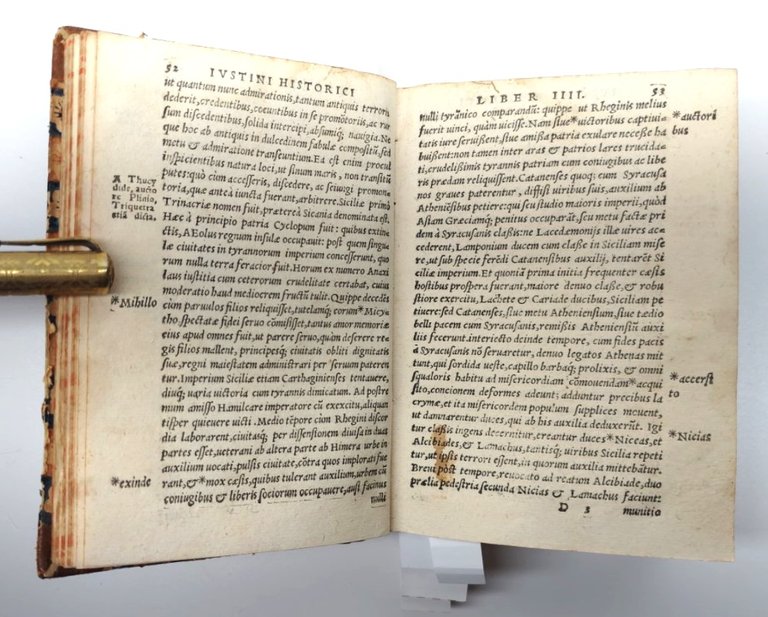 Cinquecentina 1559 Iustini ex Trogi Pompeii Historiis externis Libri XXXXIIII
