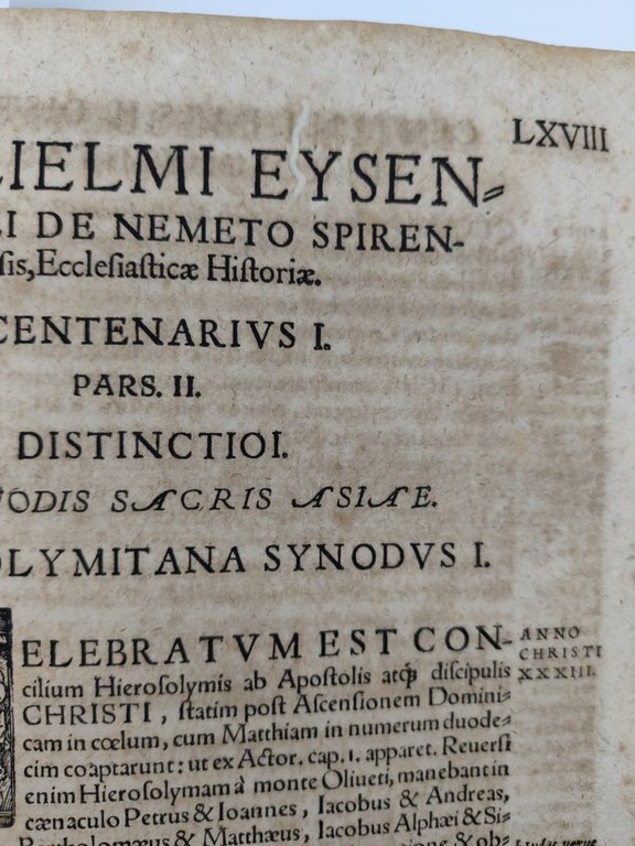 Cinquecentina Guglielmo Eysengrein di Nemeto di Spira Centenario XVI 1566