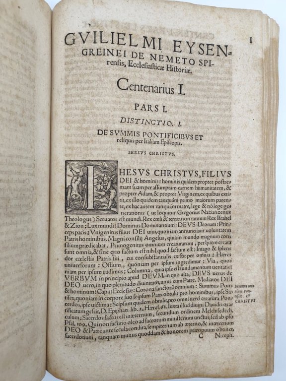 Cinquecentina Guglielmo Eysengrein di Nemeto di Spira Centenario XVI 1566