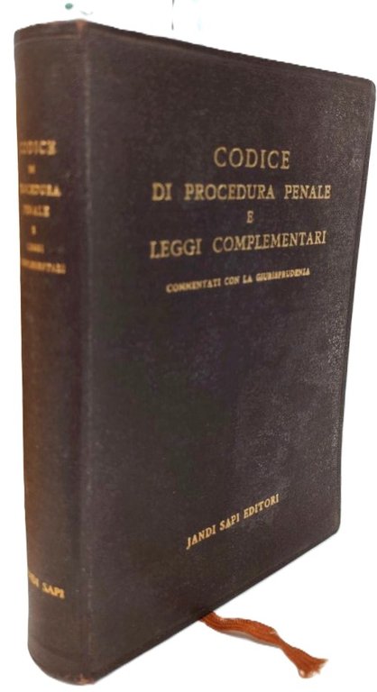 Codice di procedura penale e leggi complementari Jandi Sapi 3° …