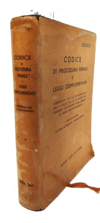 Codice di procedura penale e leggi complementari Jandi Sapi 3° …