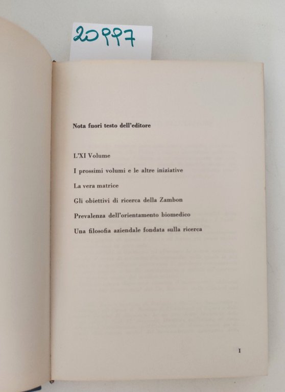 Collana monografica Zambon DallaPiccola I dermatoglifi della mano 1968