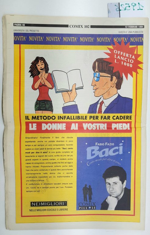 Comix il giornale dei fumetti numero 102 12 febbraio 1994 … | Immagine Gallery 2
