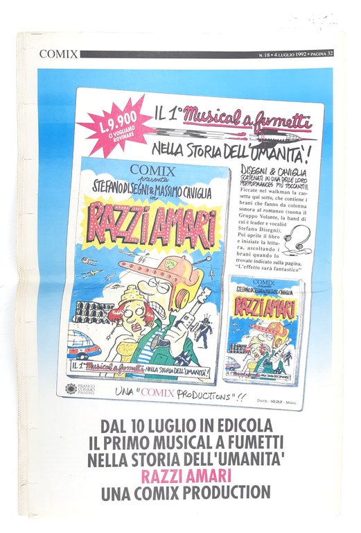 Comix il giornale dei fumetti numero 18 4 luglio 1992 … | Immagine Gallery 2