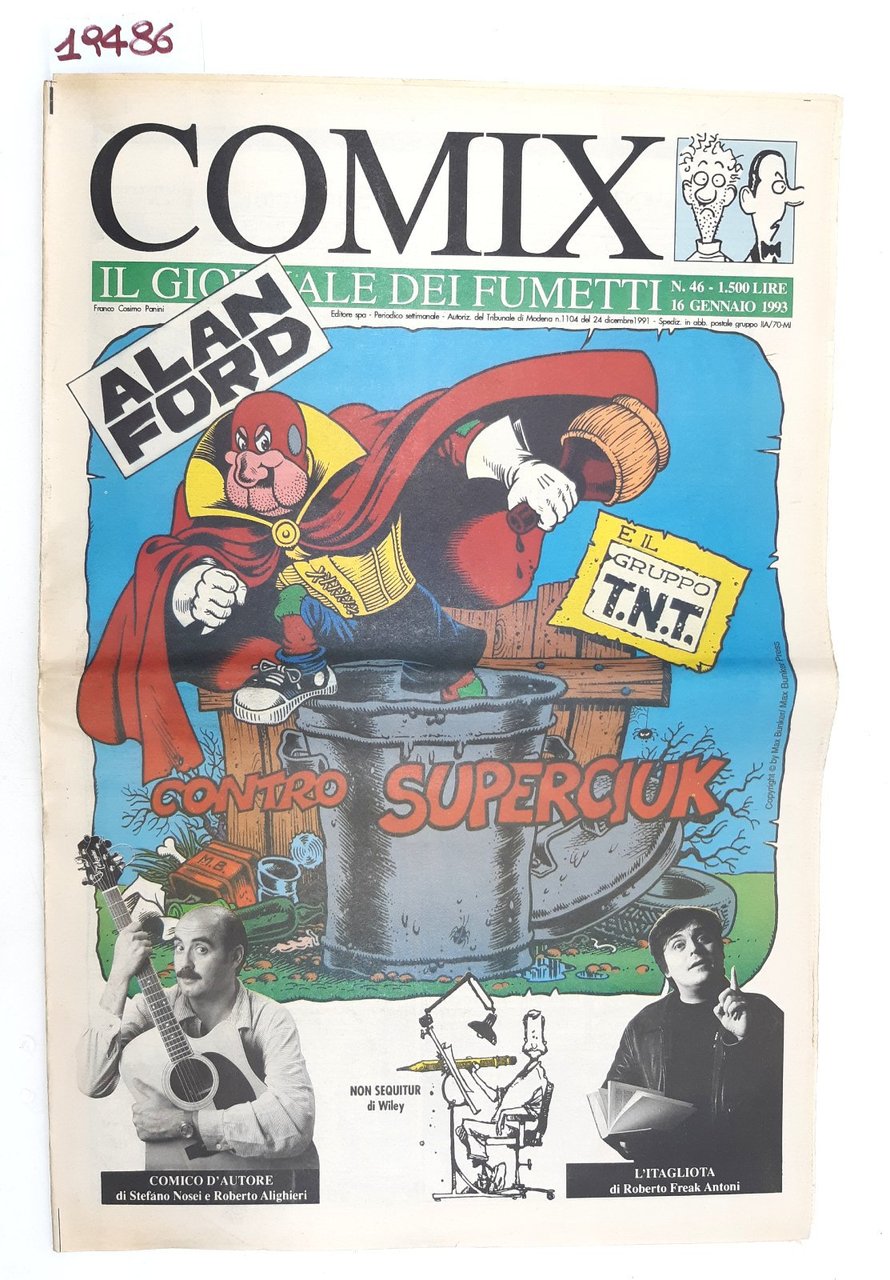 Comix il giornale dei fumetti numero 46 16 gennaio 1993 … | Immagine principale