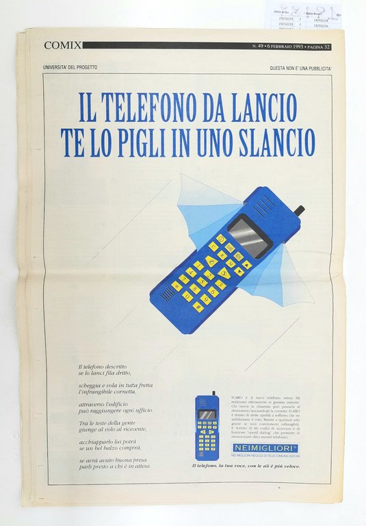 Comix il giornale dei fumetti numero 49 6 febbraio 1993 … | Immagine Gallery 2