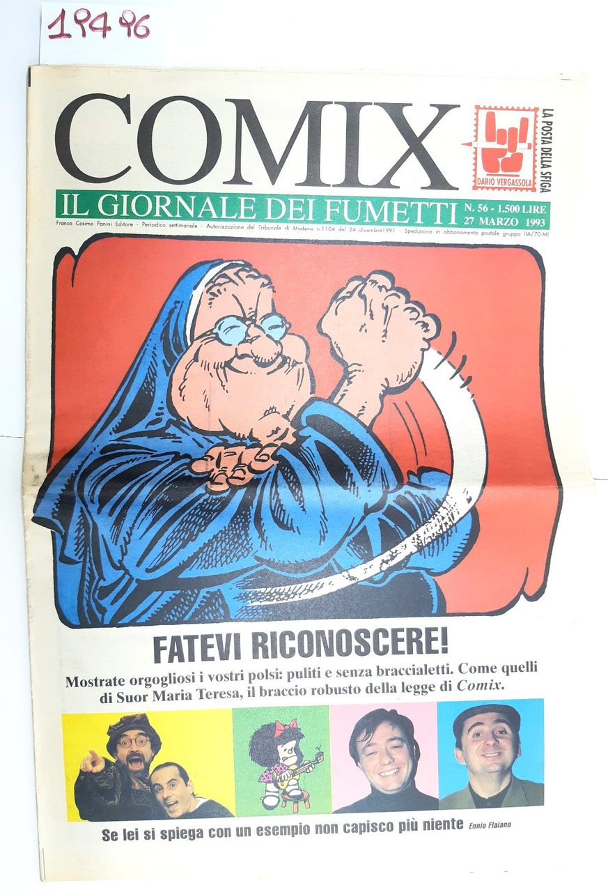 Comix il giornale dei fumetti numero 56 27 marzo 1993 … | Immagine principale