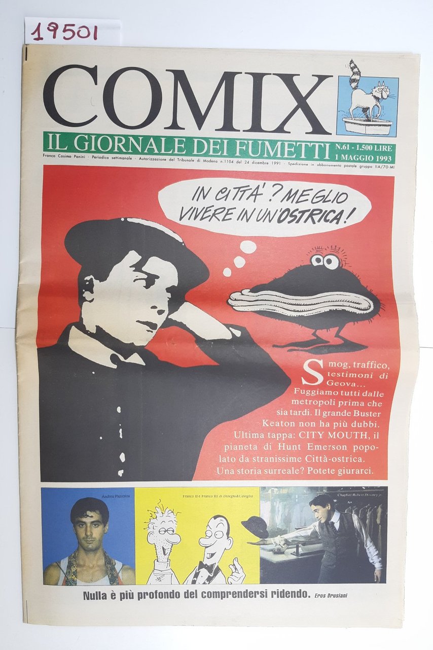 Comix il giornale dei fumetti numero 61 primo maggio 1993 … | Immagine principale