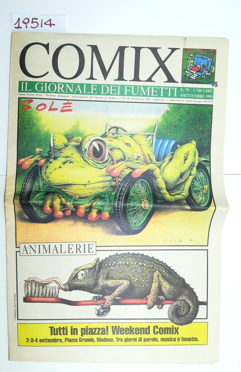 Comix il giornale dei fumetti numero 79 4 settembre 1993 … | Immagine principale