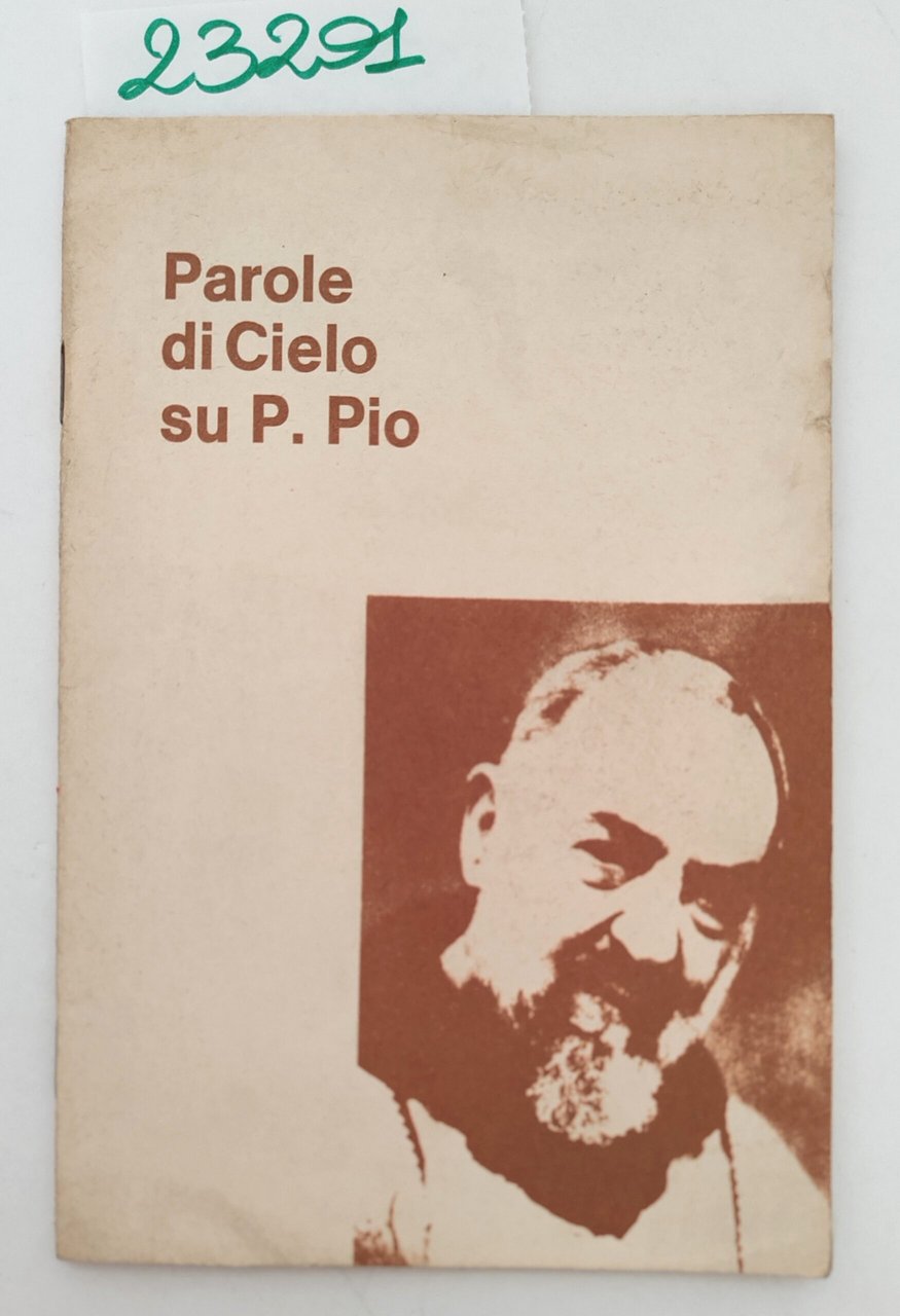 Consilio M. Gambardella Parole di cielo su Padre Pio 1976 | Immagine principale