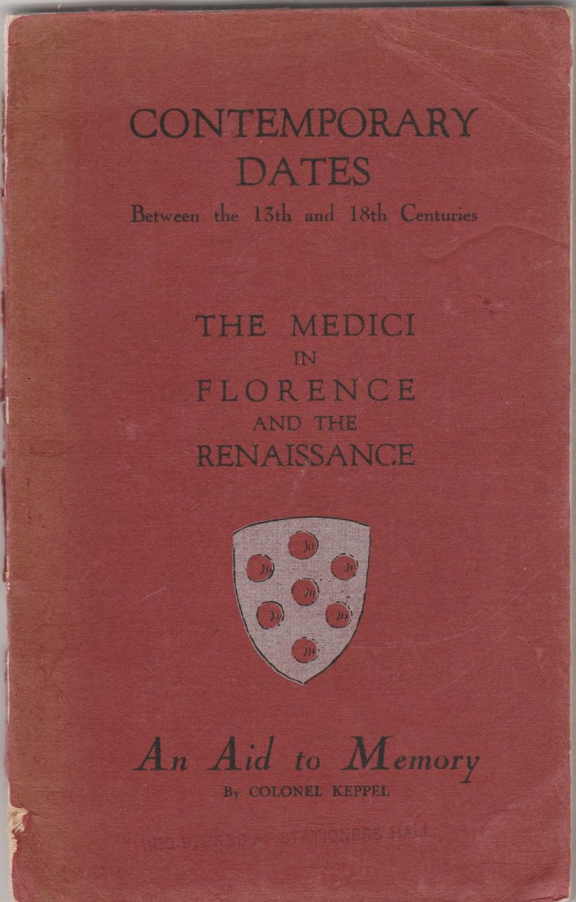 Contemporary Dates Between The 13th 18th Centuries The Medici In …
