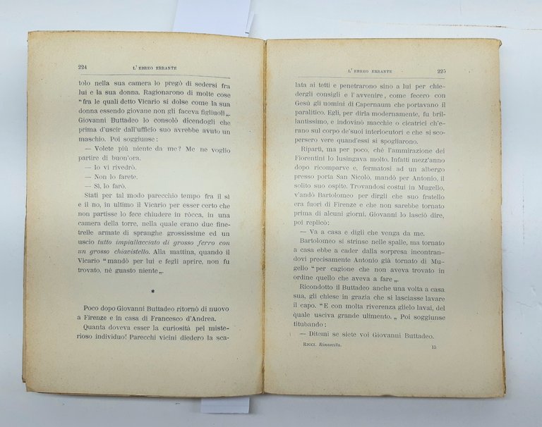 Corrado Ricci Rinascita leggende e fantasia 1911 Abela Carboneria