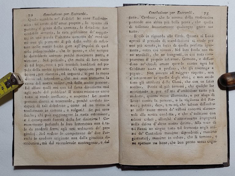 Cosa sia un curato di città paragonato ad un Piovano …