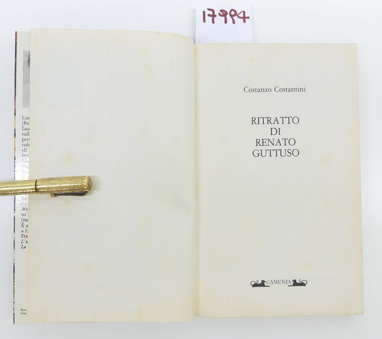 Costanzo Costantini Ritratto di Renato Guttuso Camunia 1985 | Immagine Gallery 5