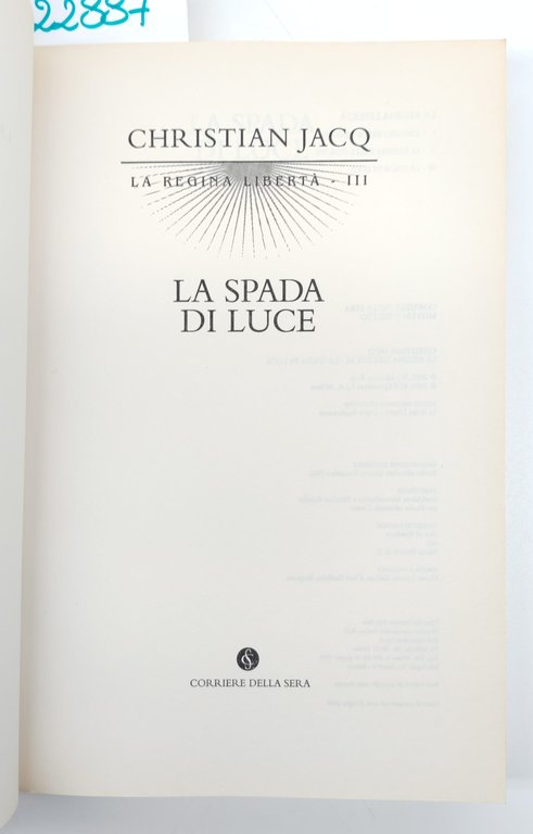 Cristian Jacq La regina libertà 3 La spada della luce … | Immagine Gallery 2