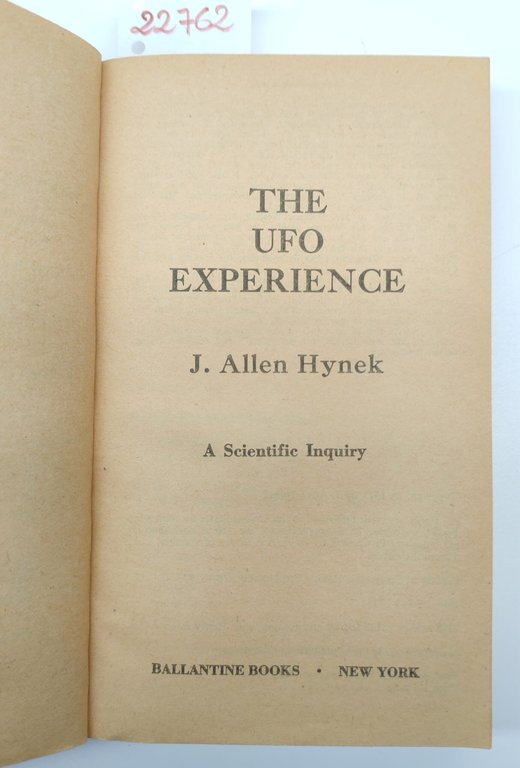 D. Allen Hynek The UFO experience a scientific enquiry Ballantine … | Immagine Gallery 3