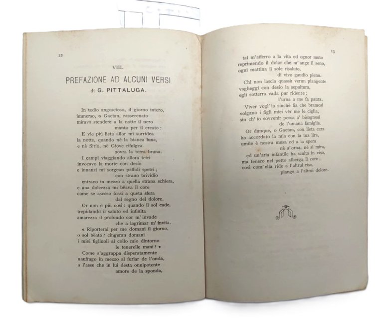 D. Menghini Versiculi Tip.-lit. M. Bellinzaghi 1892 autografato