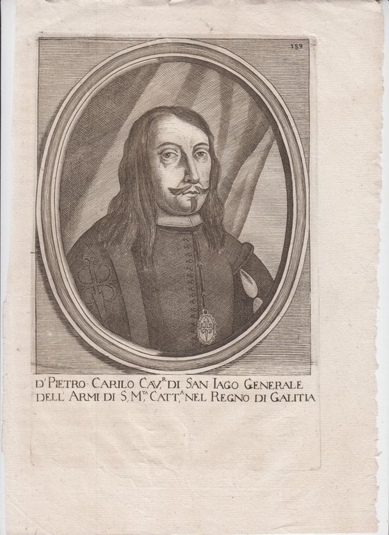 D. Pietro Carilo Cav. di San Iago Generale dell'armi di …