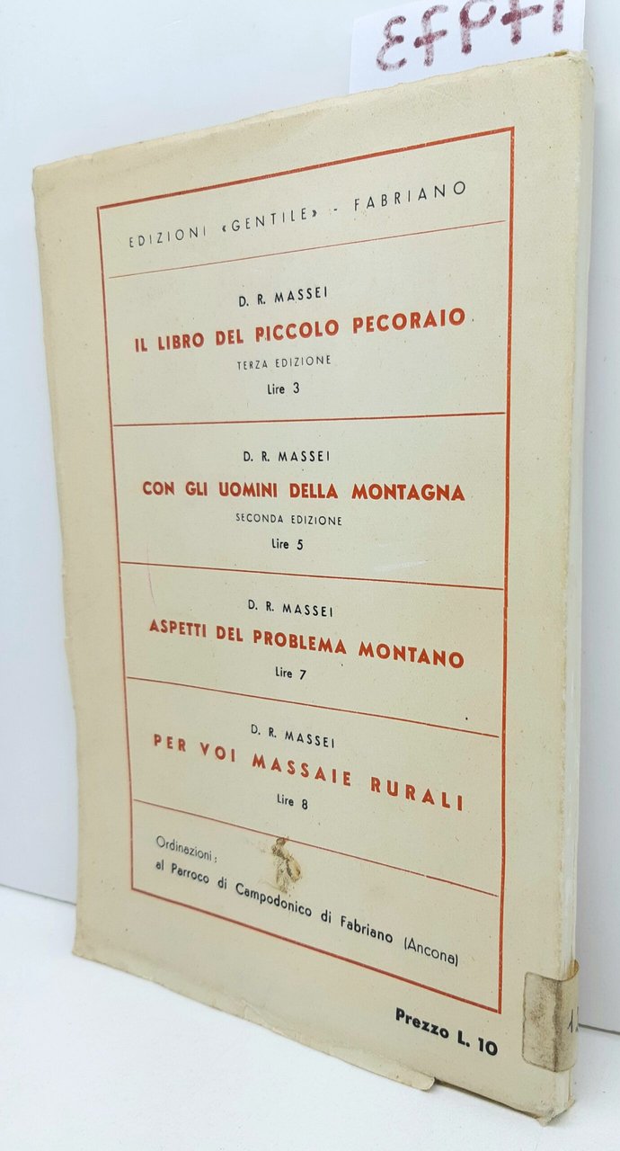 D. R. Massei La bonifica umana e la casa nelle … | Immagine principale
