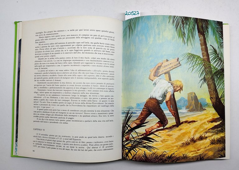Daniel Defoe Robinson Crusoe Fabbri editore 1979