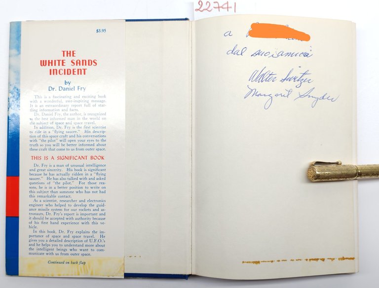 Daniel Fry The white sands incident 1966