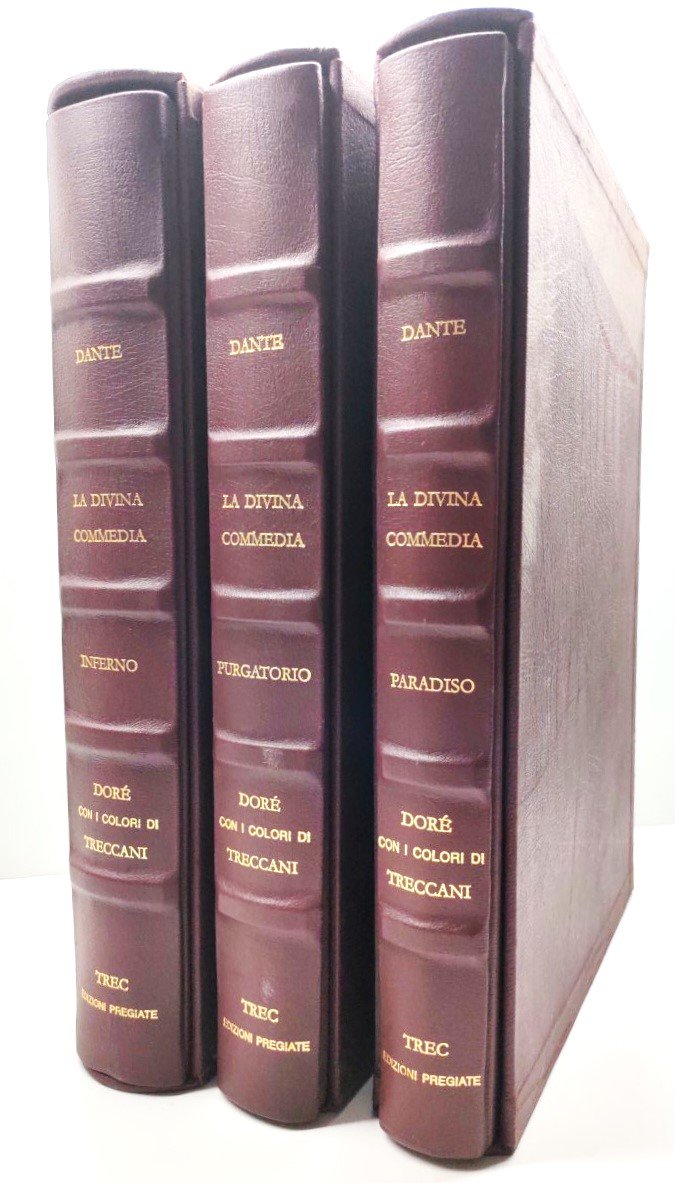 Dante Alighieri La Divina commedia Trec edizioni pregiate 1990