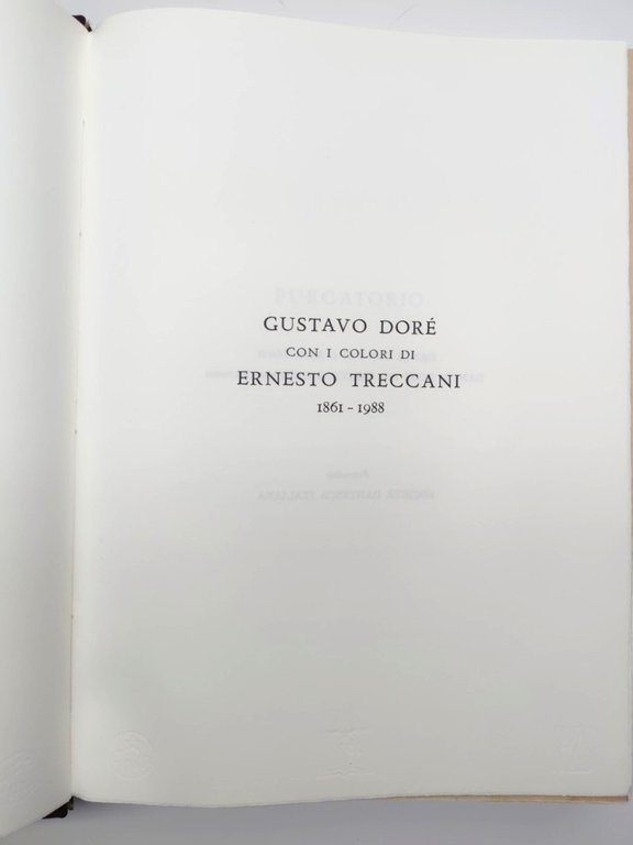 Dante Alighieri La Divina commedia Trec edizioni pregiate 1990