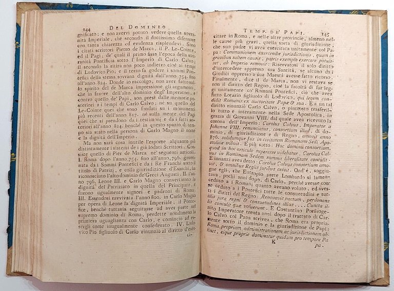 Della origine del dominio e della sovranità de' romani Pontefici …