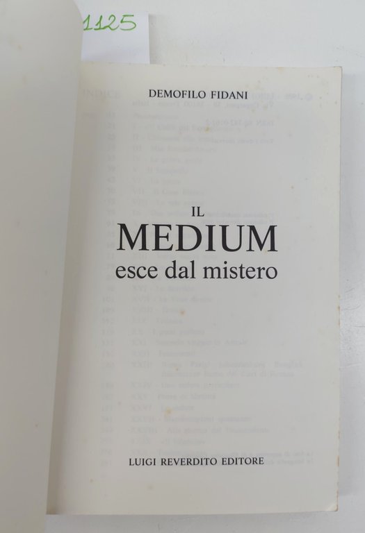 Demofilo Fidani Il medium esce dal mistero Revendito 2° edizione …