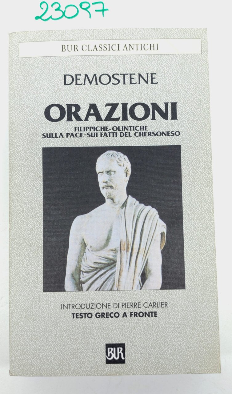 Demostene Orazioni BUR Rizzoli 3° edizione 1998. | Immagine principale