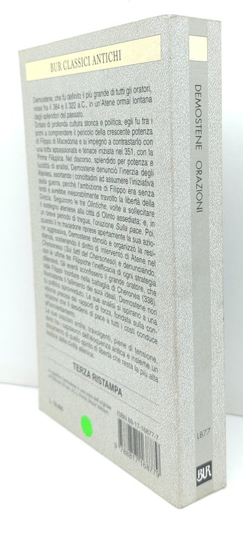 Demostene Orazioni BUR Rizzoli 3° edizione 1998. | Immagine Gallery 2