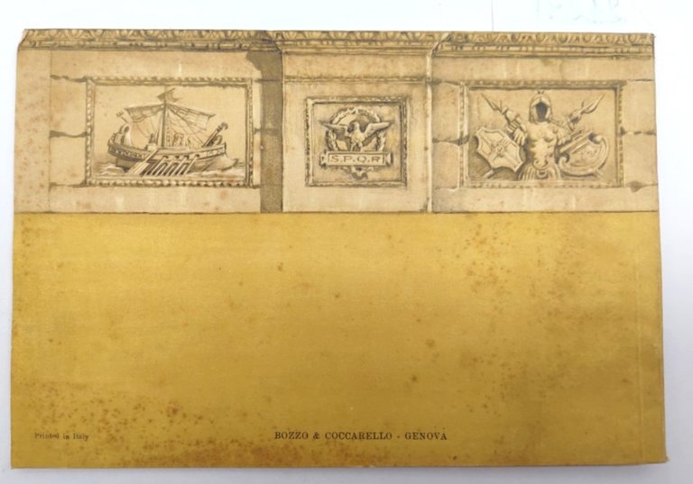 Depliant Brochure Navigazione generale italiana studio Cesare 2° classe anni …