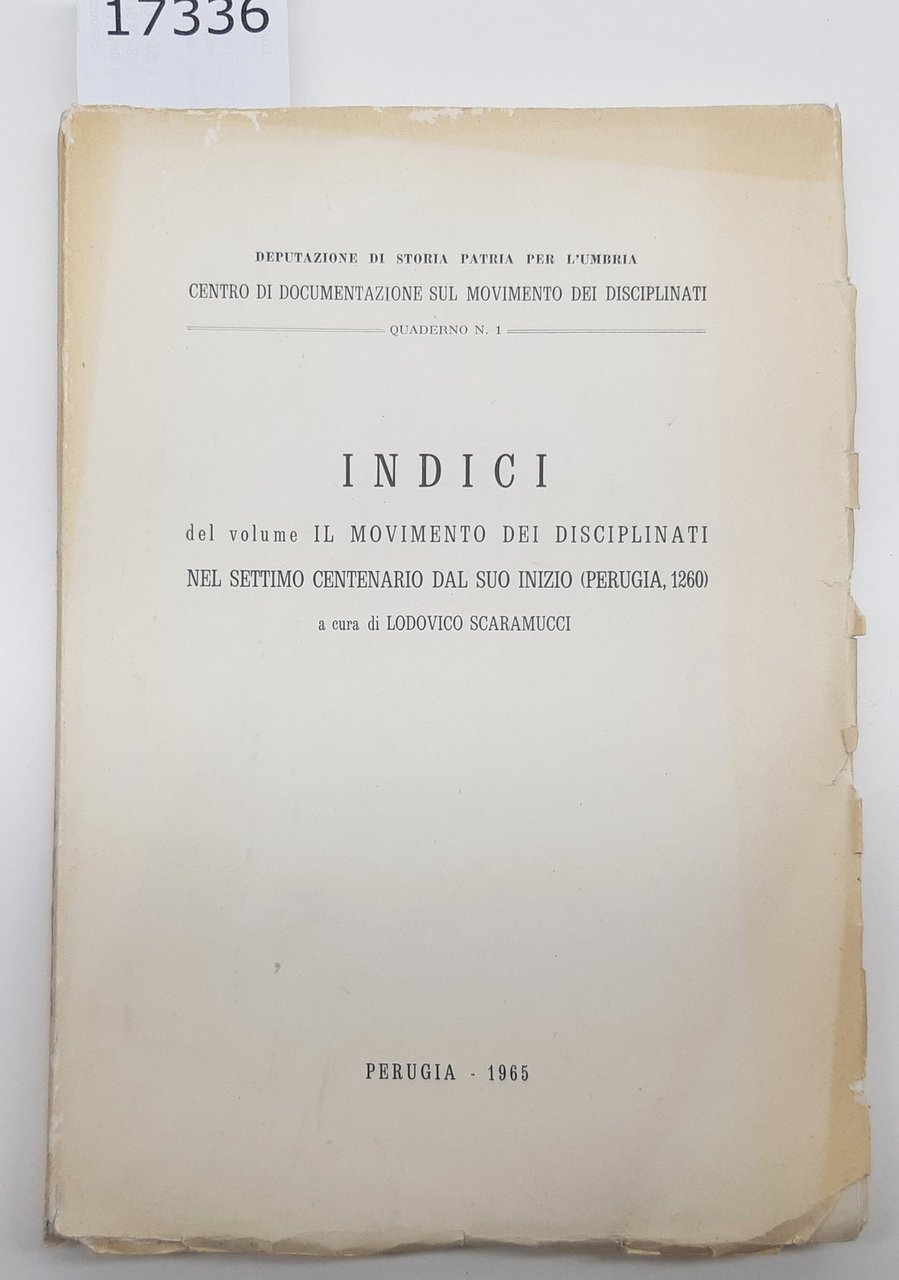 Deputazione di storia Patria per l'Umbria Indici del volume Il …