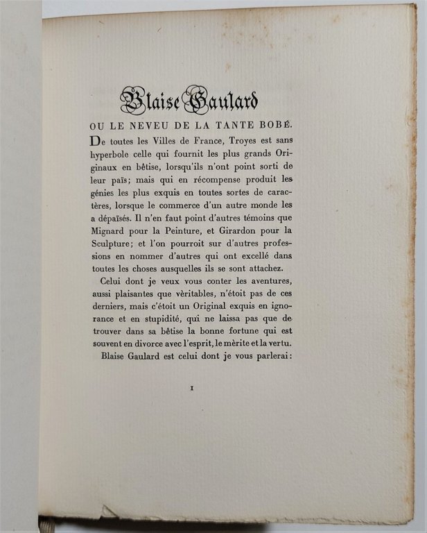 Die wunderlichen Abenteuer des Blaise Gaulard Mit den Handzeichnungen von …