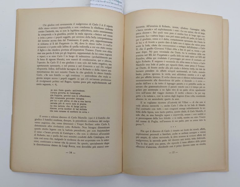 Divina Commedia AndrÈ Pezard Il canto VIII del Paradiso Cappelli …
