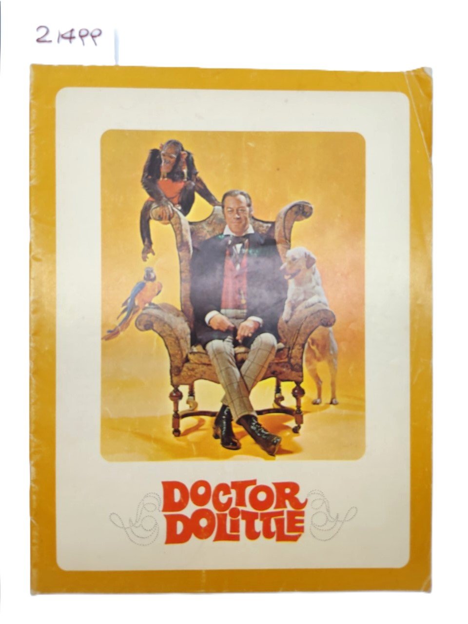 Doctor Doolittle 1967 Twenty Century Fox movie program book