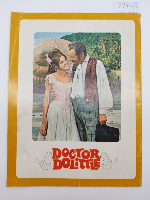 Doctor Doolittle 1967 Twenty Century Fox movie program book