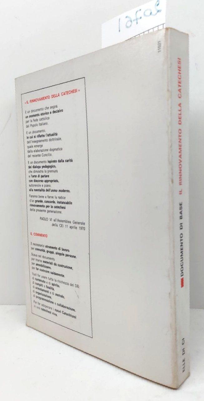 Documento di base Il rinnovamento della catechesi Elle Di Ci …