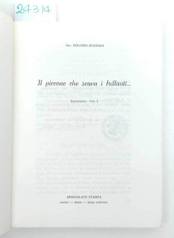 Dolindo Ruotolo Il piccone che scava i brillanti Apostolato stampa … | Immagine Gallery 3
