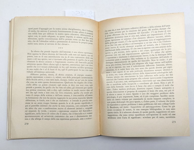 Domenico Omero Bianca Educazione e libertà Paravia 1959 2° ristampa