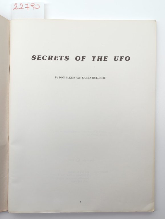 Don Elkins Carla Rueckert Secret of UFO 1977 L/L Company | Immagine Gallery 3