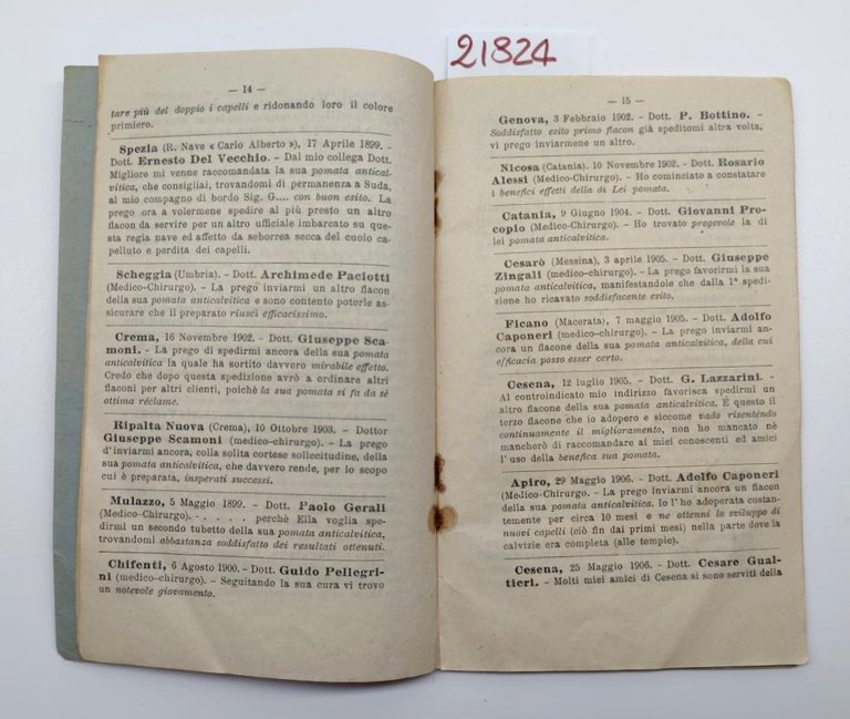 Dott Alfonso Bacciotti La caduta dei capelli e sua cura …