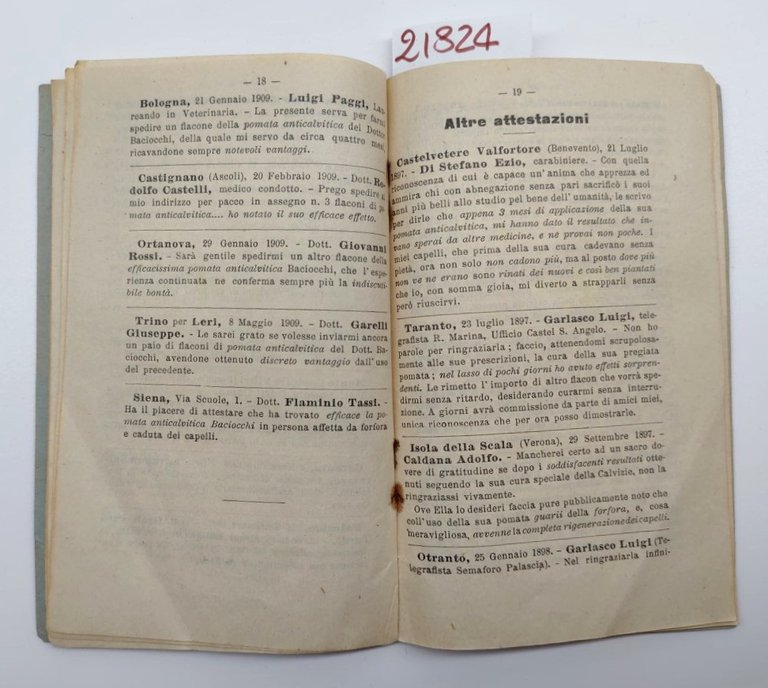 Dott Alfonso Bacciotti La caduta dei capelli e sua cura …