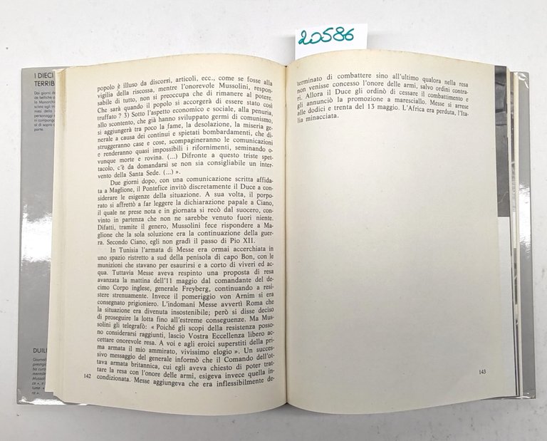 Duilio Susmel I dieci mesi terribili Ciarrapico 1981