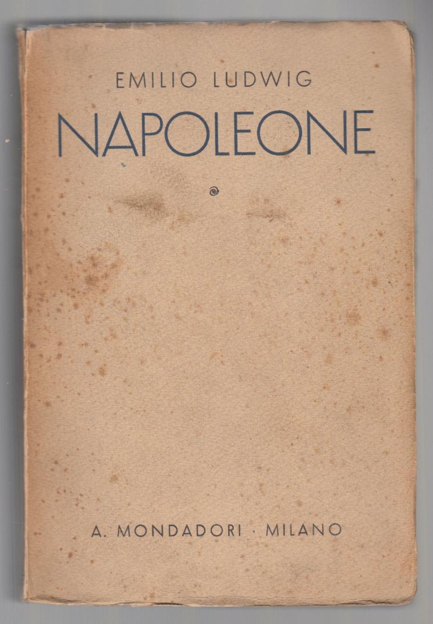 E. Ludwig-Napoleone A. Mondadori 1935-L3268