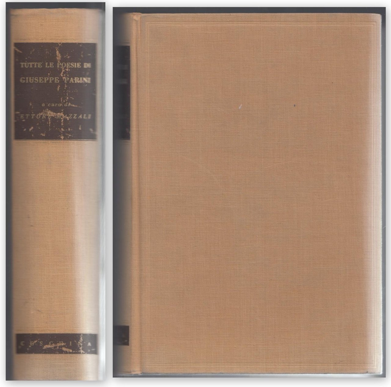 E. Mazzali- Tutte Le Poesie Di Giuseppe Parini -Ceschina Ed. …