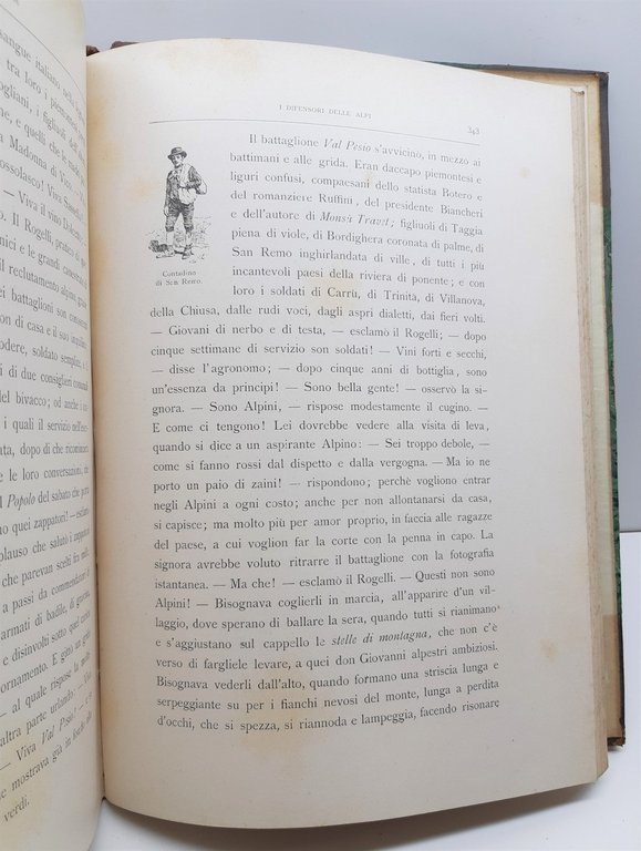 Edmondo De Amicis Alle porte d'Italia illustrato da 172 disegni …