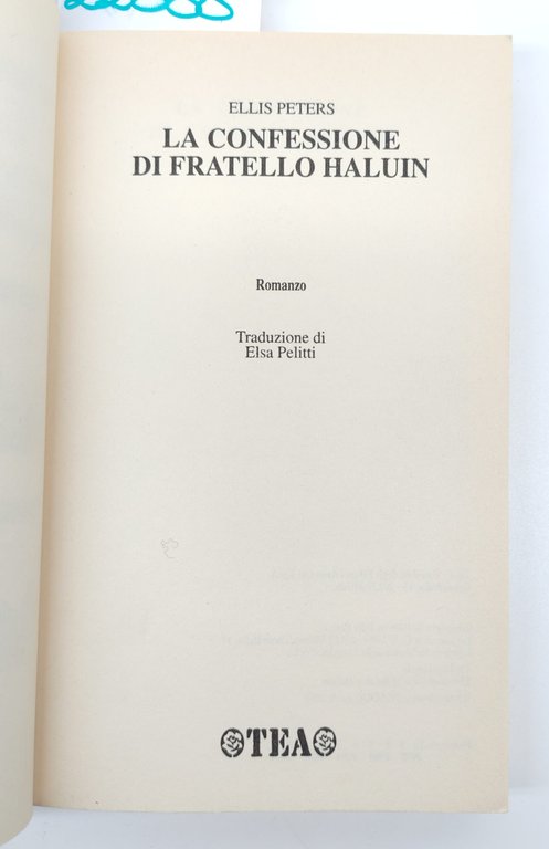 Ellis Peters La confessione di fratello Haluin Tea 1° ed. … | Immagine Gallery 2