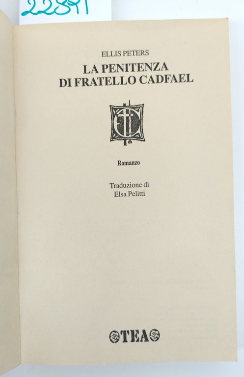 Ellis Peters La penitenza di fratello Cadfael Tea 2006 1° … | Immagine Gallery 2